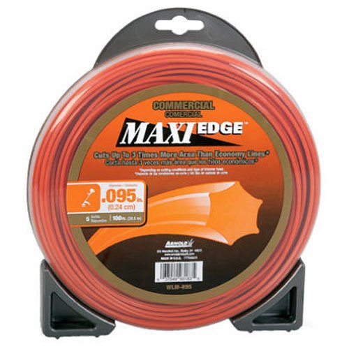 Arnold Maxi Edge .095-Inch x 100-Foot Commercial Trimmer Line