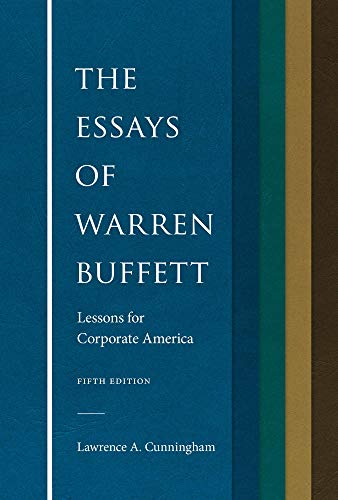 The Essays of Warren Buffett: Lessons for Corporate America | The Storepaperoomates Retail Market - Fast Affordable Shopping