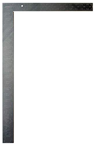 Johnson Level & Tool CS5 Aluminum Framing Square, 16″ x 24″, Silver, 1 Square