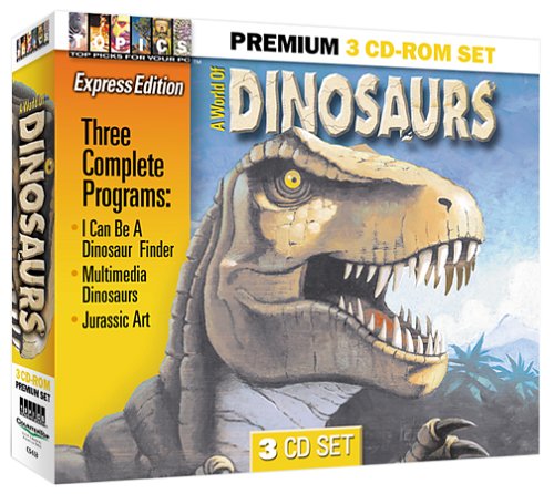 A World of Dinosaurs 3 CD-ROM Set (Jewel Case)