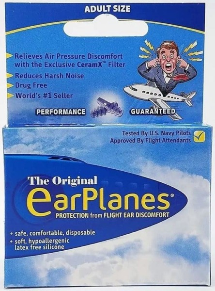 EarPlanes (Childrens/Adult Small- 1 pair/package)