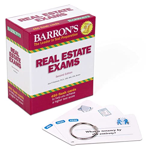 Real Estate Exam Flash Cards (Barron’s Test Prep)