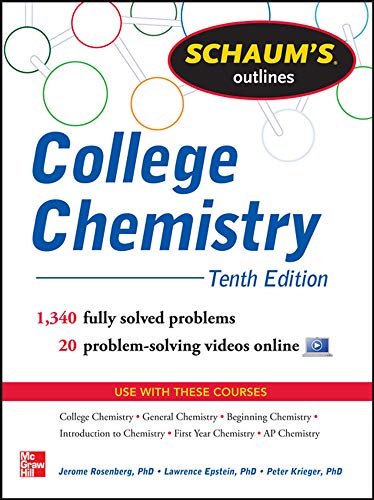 Schaum’s Outline of College Chemistry: 1,340 Solved Problems + 23 Videos (Schaum’s Outlines)