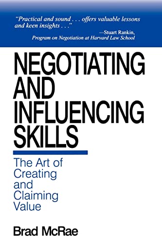 Negotiating and Influencing Skills: The Art of Creating and Claiming Value | The Storepaperoomates Retail Market - Fast Affordable Shopping