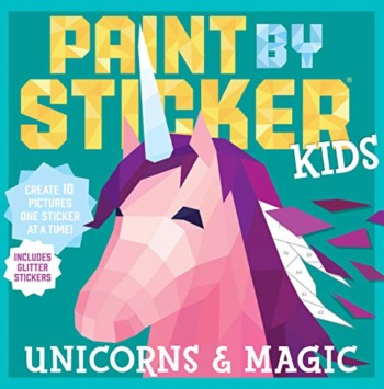 Paint by Sticker Kids: Unicorns & Magic: Create 10 Pictures One Sticker at a Time! Includes Glitter Stickers | The Storepaperoomates Retail Market - Fast Affordable Shopping