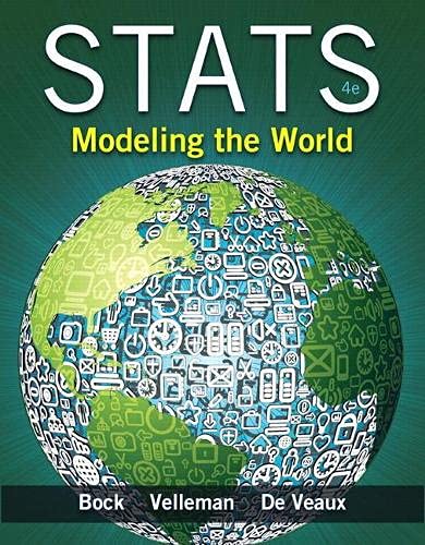Stats Modeling the World, 4th Edition