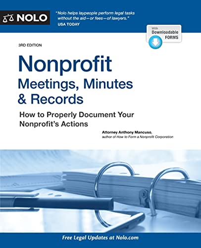 Nonprofit Meetings, Minutes & Records: How to Properly Document Your Nonprofit’s Actions