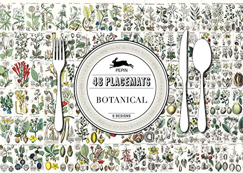 Botanical Designs: Paper Placemat Pad (Multilingual Edition) (English, French and German Edition)
