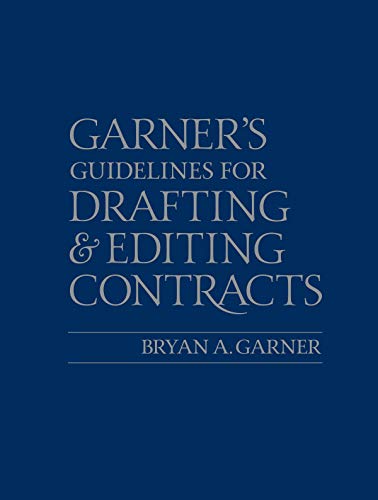 Guidelines for Drafting and Editing Contracts (Other)