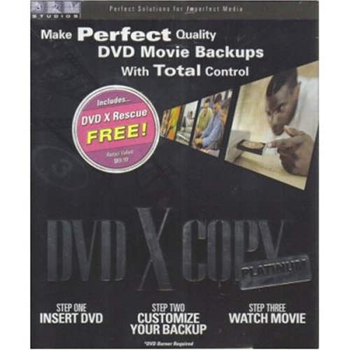 DVD X Copy Platinum,Includes DVD X Rescue