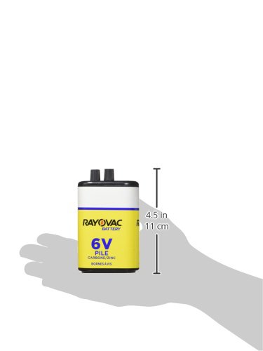 RAYOVAC Heavy Duty Lantern Battery, 6 Volt Screw Terminals, 945R4C | The Storepaperoomates Retail Market - Fast Affordable Shopping