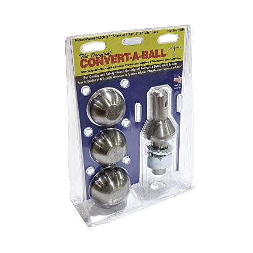 Convert-A-Ball 900B Nickel-Plated Shank with 3 Balls – 1″