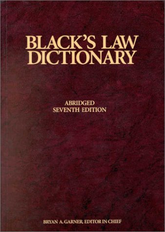 Blacks Law Dictionary, 7th Edition