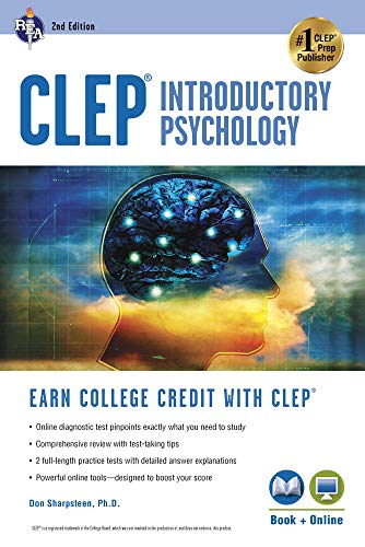 CLEP® Introductory Psychology Book + Online (CLEP Test Preparation)