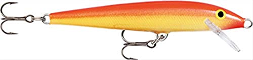 Rapala Original Floater 09 Fishing lure, 3.5-Inch, Gold Fluorescent Red