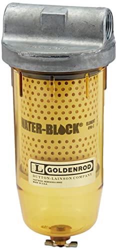 GOLDENROD 496-3/4 WATER-BLOCK FILTER (56591) Bowl Fuel Tank Filter with 3/4″ NPT Top Cap