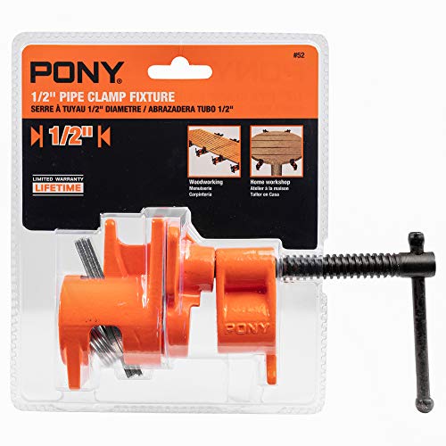 Pony Jorgensen 52 Pipe Clamp, Fixture for 1/2-Inch Black Pipe, Pack 1 | The Storepaperoomates Retail Market - Fast Affordable Shopping