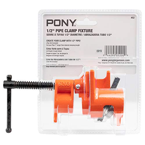 Pony Jorgensen 52 Pipe Clamp, Fixture for 1/2-Inch Black Pipe, Pack 1 | The Storepaperoomates Retail Market - Fast Affordable Shopping
