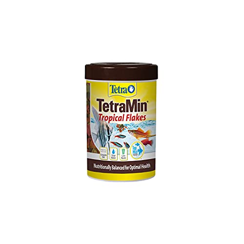 Tetra TetraMin Tropical Flakes 3.53 Ounces, Nutritionally Balanced Fish Food, Model Number: 16204