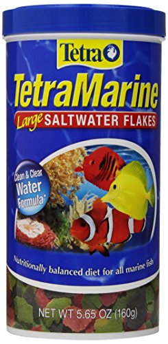 TetraMarine Saltwater Flakes 5.65 Ounces, Balanced Diet For All Marine Fish
