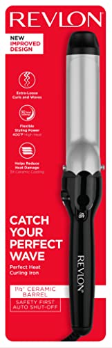 Revlon Perfect Heat Triple Ceramic Curling Iron | For Silky Smooth Loose Curls (1-1/2 in) | The Storepaperoomates Retail Market - Fast Affordable Shopping