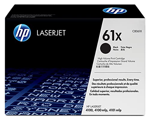 HP 61X | C8061X | Toner Cartridge | Black | High Yield – DISCONTINUED BY MANUFACTURER