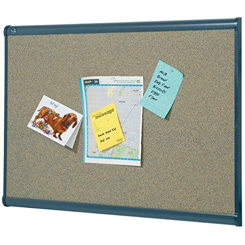 Quartet Cork Bulletin Board, Prestige, 4 x 3 feet, Graphite Finish Frame (244G)