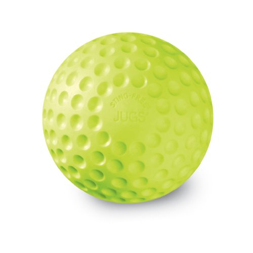 Jugs Sting-Free Dimpled Softballs, Pack of 12 (11-Inch, Yellowish Green)