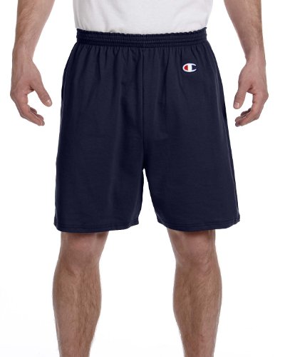 Champion Men’s 6-Inch Navy Cotton Jersey Shorts – X-Large