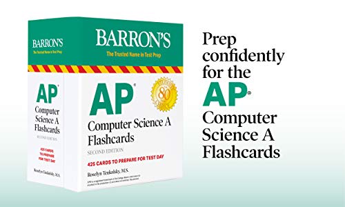AP Computer Science A Flashcards: 425 Cards to Prepare for Test Day (Barron’s AP) | The Storepaperoomates Retail Market - Fast Affordable Shopping