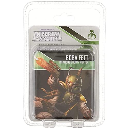 Star Wars Imperial Assault Board Game Boba Fett VILLAIN PACK | Strategy Game | Battle Game for Adults and Teens | Ages 14+ | 1-5 Players | Avg. Playtime 1-2 Hours | Made by Fantasy Flight Games