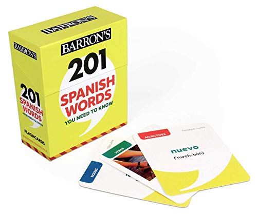 201 Spanish Words You Need to Know Flashcards (Barron’s Foreign Language Guides)