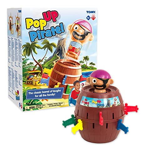 TOMY Pop Up Pirate Game – Provides Plenty of Swashbucklin’ Fun on Family Game Night