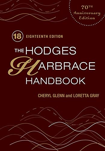 The Hodges Harbrace Handbook, 18th Edition