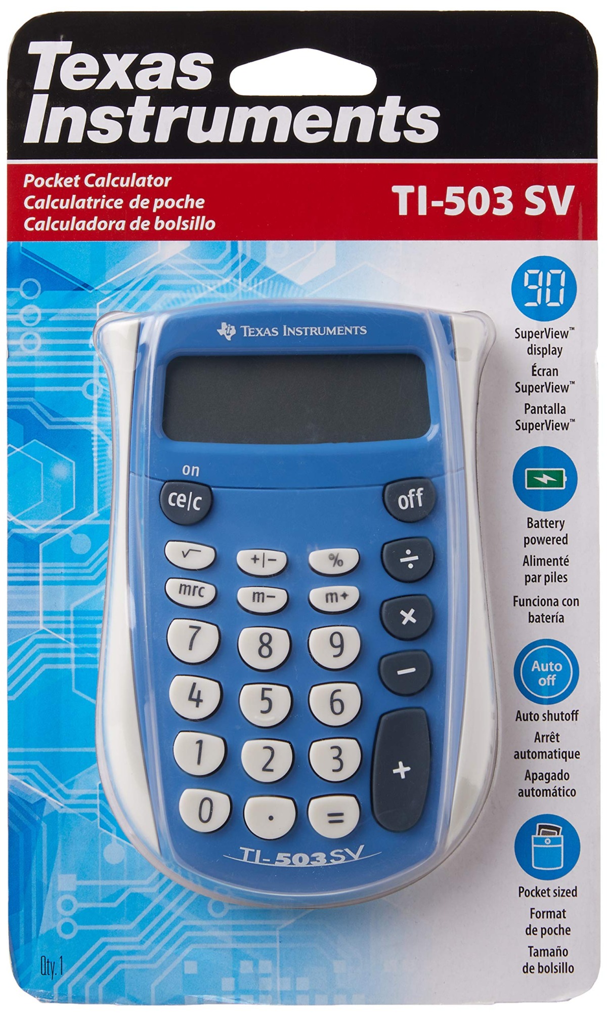Texas Instruments TI-503 SV Standard Function Calculator | The Storepaperoomates Retail Market - Fast Affordable Shopping