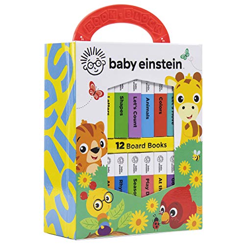 Baby Einstein – My First Library 12 Board Book Set – First Words, Alphabet, Numbers, and More Baby Books – PI Kids