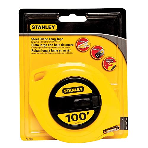 Stanley 34-103 50-Foot-by-3/8-Inch Steel Long Tape Rule