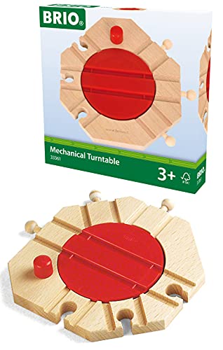 BRIO World – 33361 Mechanical Turntable | Train Toy Accessory for Kids Ages 3 and Up