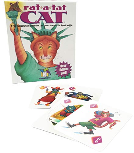 Gamewright Rat-A-Tat-Cat Multi-colored, 5″