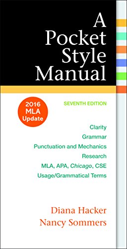 A Pocket Style Manual: 2016 MLA Update