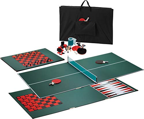 Viper by GLD Products 3-in-1 Portable Table Tennis Top, Turn Any Surface into a Game Table for Quick Paced Fun in Any Location, Green, one Size | The Storepaperoomates Retail Market - Fast Affordable Shopping