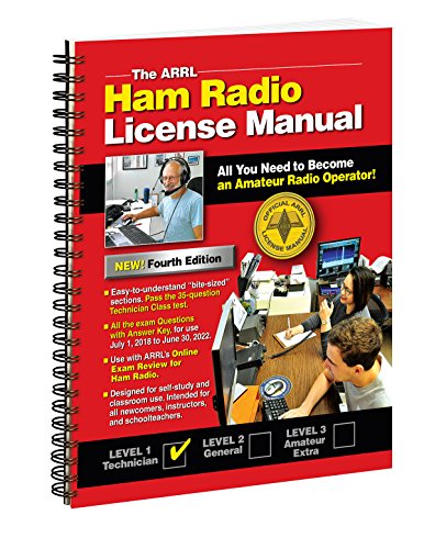 The ARRL Ham Radio License Manual Spiral – Easy Amateur Technician Operators Study Guide – With Sample Test Questions