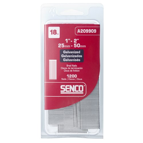 Senco A209909 18-Gauge-by-1-2-Inch Electro Galvanized Variety Pack Brads