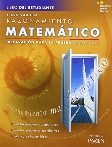 Steck-Vaughn GED: Test Prep 2014 GED Mathematical Reasoning Spanish Student Edition 2014 (Spanish Edition)