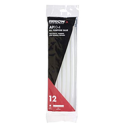 Arrow Fastener AP10-4 10-Inch All Purpose Glue Sticks