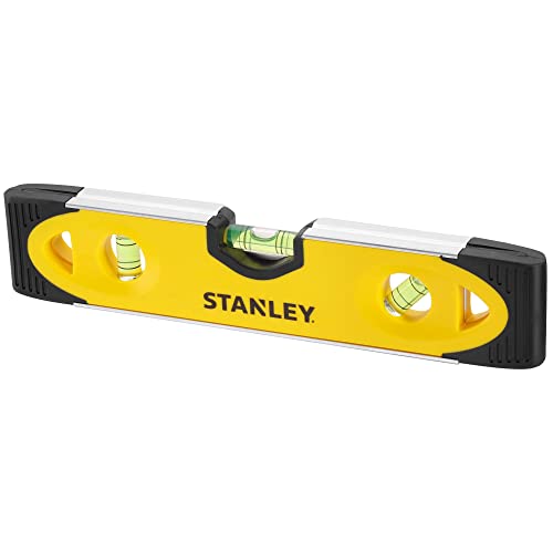Stanley 0-43-511 Spirit level “Torpedo” of plastic/aluminum, Black
