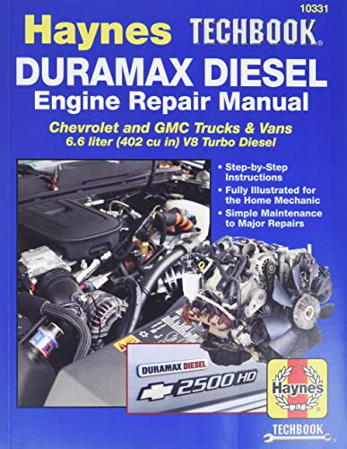 Duramax Diesel Engine for Chevrolet & GMC Trucks & Vans (01-12) Haynes TECHBOOK