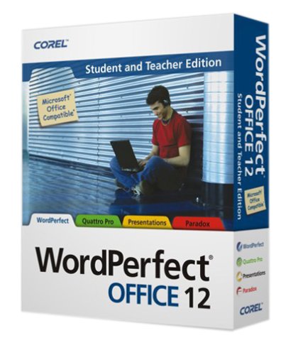 Corel WordPerfect Office 12 Student and Teachers Edition OLD VERSION