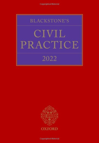 Blackstone’s Civil Practice 2022