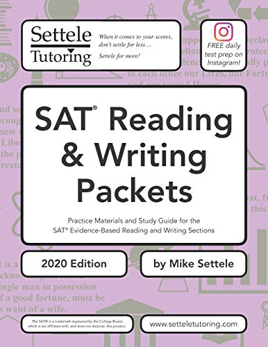 SAT Reading & Writing Packets (2020 Edition): Practice Materials and Study Guide for the SAT Evidence-Based Reading and Writing Sections (SAT Packets)